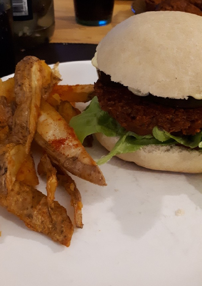 Una foto de Hamburguesas de soja - vegana