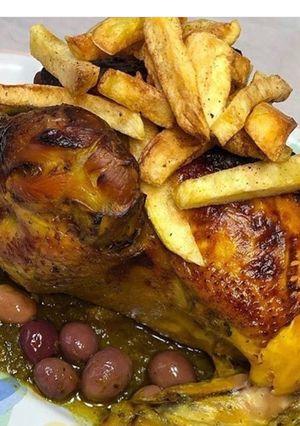 Una foto de Pollo Marroquí