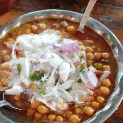A picture of Tikki chole.