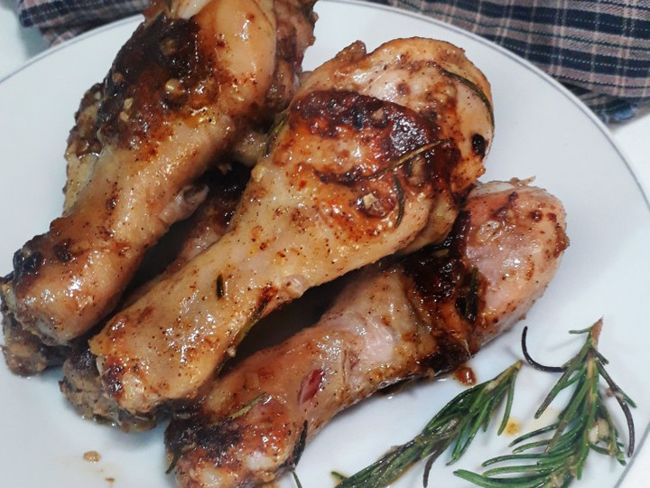 Langkah Mudah untuk Menyiapkan Rosemary Roasted Chicken, Ayam Panggang Rosemary (27) Anti Gagal