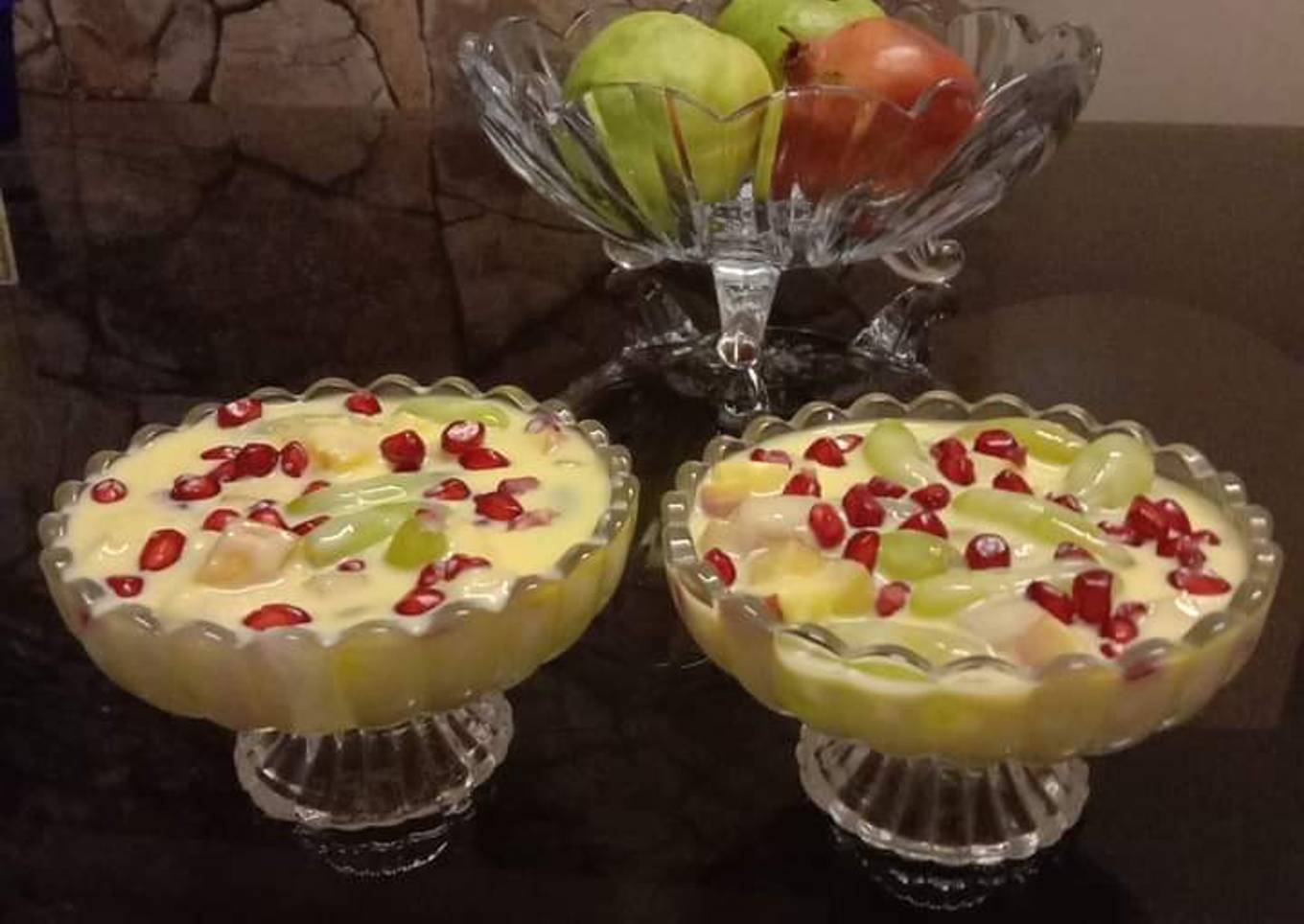 Fruit custard