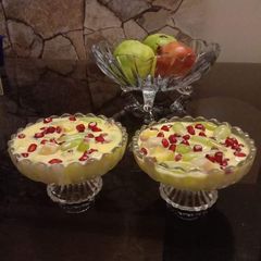 A picture of Fruit custard.