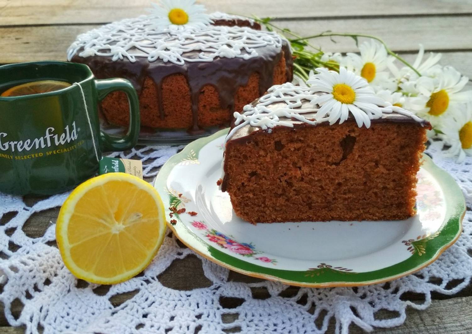 Шоколадный пирог с молоком и подсолнечным маслом