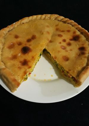 Una foto de Tarta de zapallitos