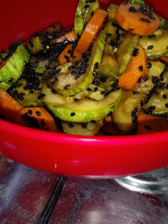 Una foto de Wok de verduras