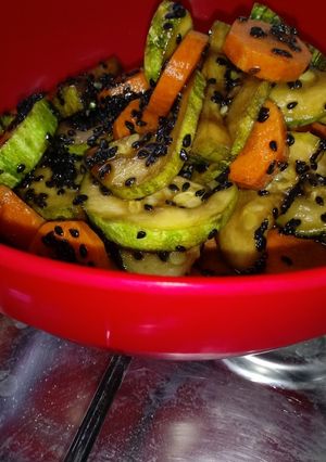 Una foto de Wok de verduras