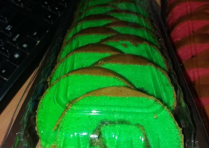 Bolu Gulung pandan Lembut irit Telur