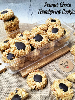 Foto resep Choco Peanut Thumbprint Cookies