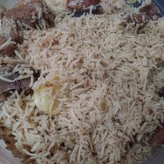 Meat pilau A picture of Meat pilau.