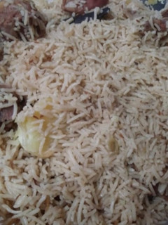 A picture of Meat pilau.