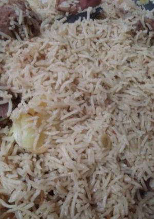 A picture of Meat pilau.