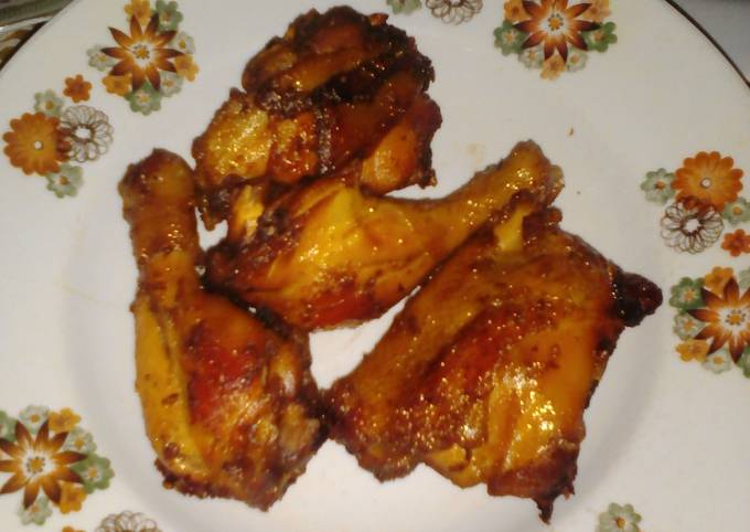 Ayam ungkep bacem goreng