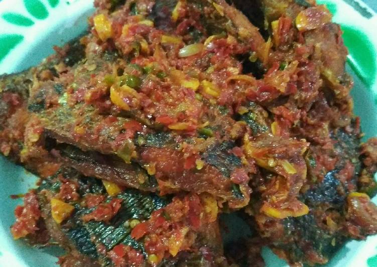 Sambel ikan mujahir/nila