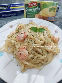 Foto resep Fettucine Carbonara Gapake Ribet dan Tanpa Cream
