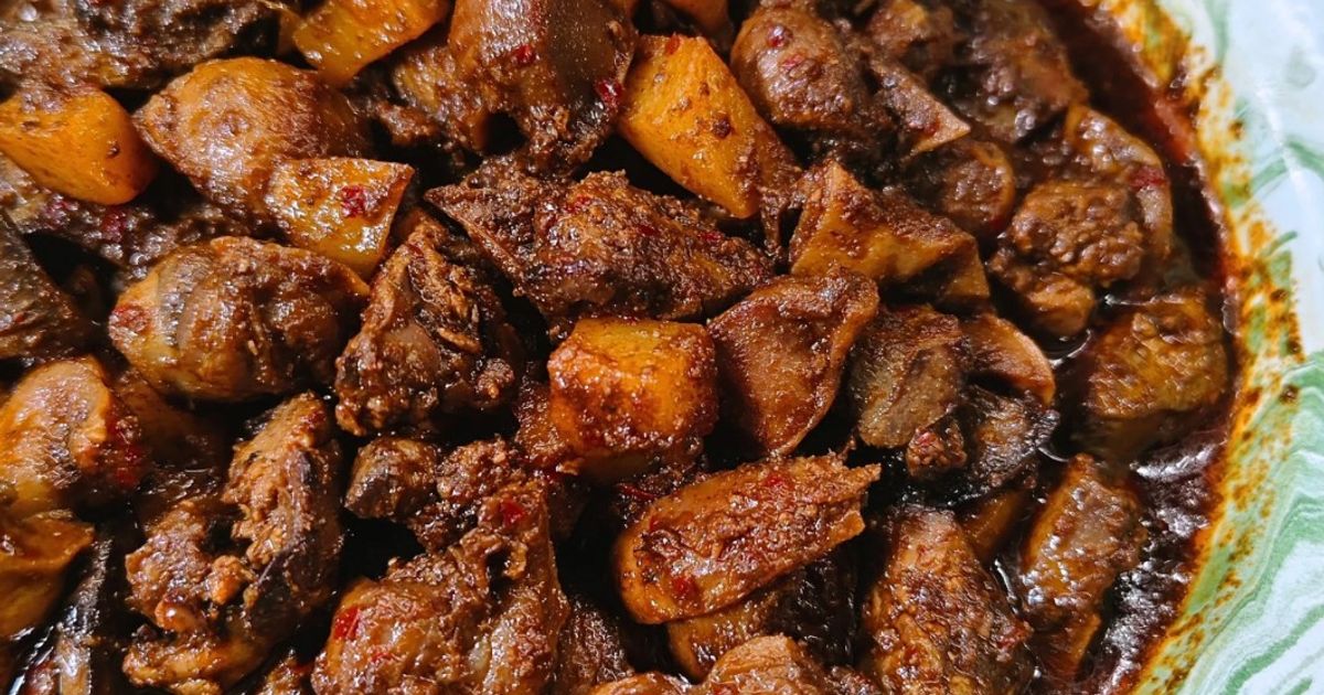 Sambel Goreng Rempela Ati Kentang Satset