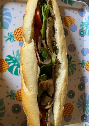 Une photo de Idée sandwich avec du jambon
