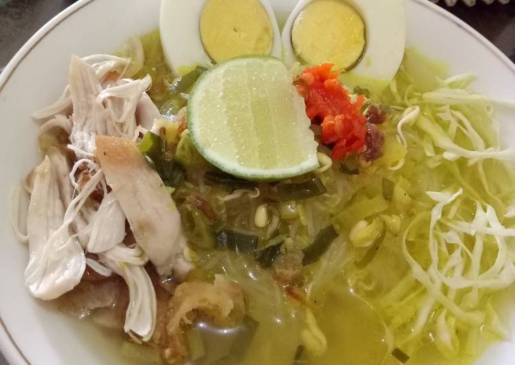 Bagaimana Menyiapkan Soto Lamongan, Enak Banget