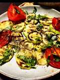 Verduras a la parrilla con albahaca y orégano 🌿 en menos de 10 minutos!