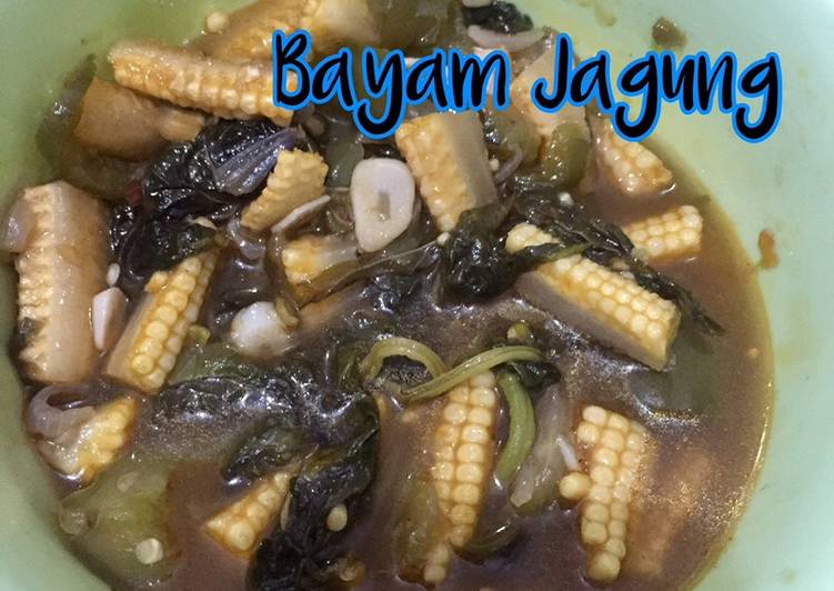 Resep Tumis Bayam Jagung 🥬🌽, Anti Gagal