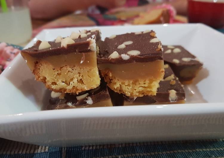 Gluten free Millionaires Shortbread