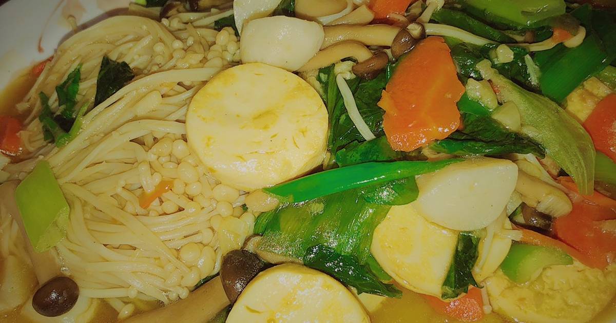 14 resep sapo tahu seafood jamur shimeji enak dan mudah Cookpad