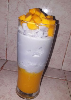 Foto resep Es Taro Mango