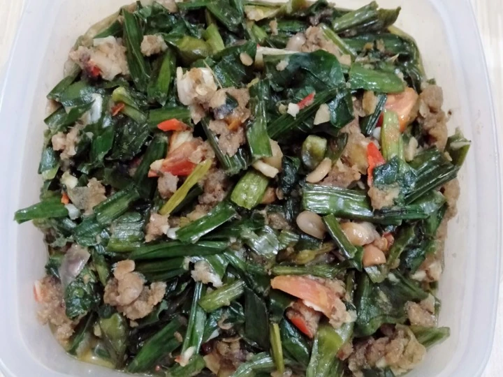 Cara Mudah Membikin Resep 7.Genjer sambal oncom yang Lezat Anti Ribet, Bisa Manjain Lidah