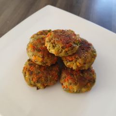 A picture of Sweet Potato & Mung Bean Bran Cakes.