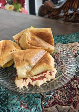 عکسی از دستور اسنک با نون باگت 🤭😉😋😂