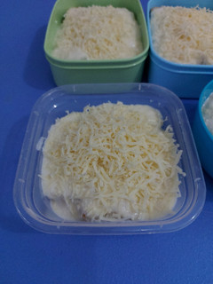 Foto resep Roti tawar setup vla keju