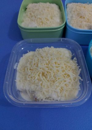 Foto resep Roti tawar setup vla keju