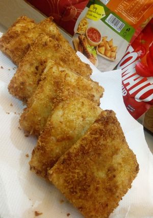 A picture of Pizza box patties.
