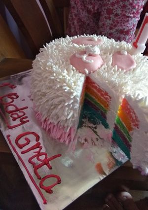 Foto resep Rainbow cake