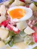 Ensalada de frejoles con salsa🍲