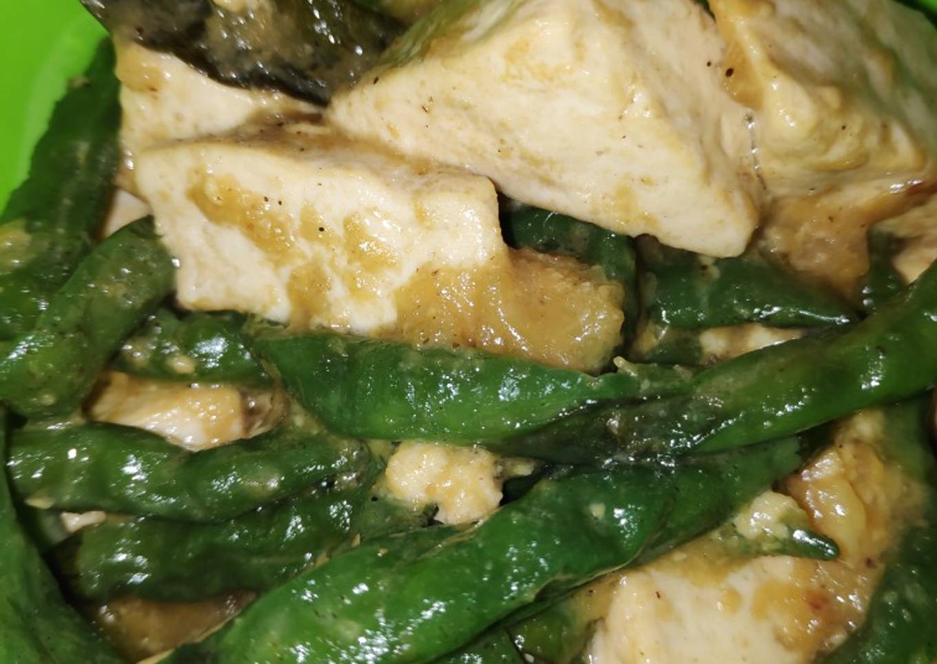 Cara Tepat Memasak Besengek cabe hijau mix tahu Lezat dan Sederhana