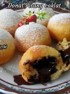 Foto resep Donat Pisang Coklat