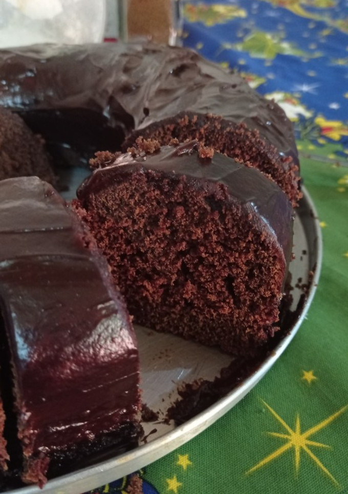 Una foto de El mejor bizcochuelo de chocolate ✨
