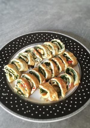 Foto resep Telur Dadar Bayam Pedas