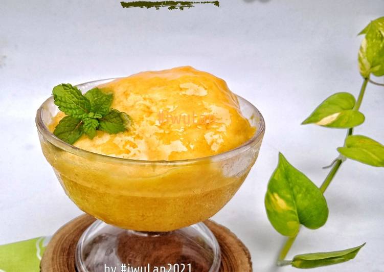 Resep Unik Sorbet Mangga Sedap Nikmat