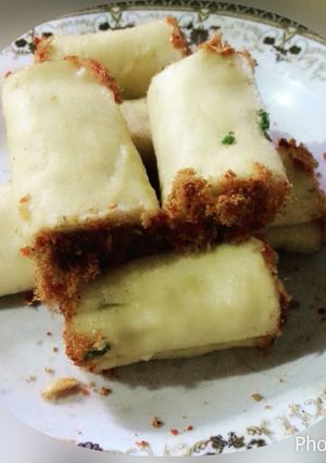 Foto resep Roti tawar gulung abon ala mom's noel