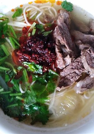 Foto resep Lanzhou niu rou la mian 兰州牛肉拉面