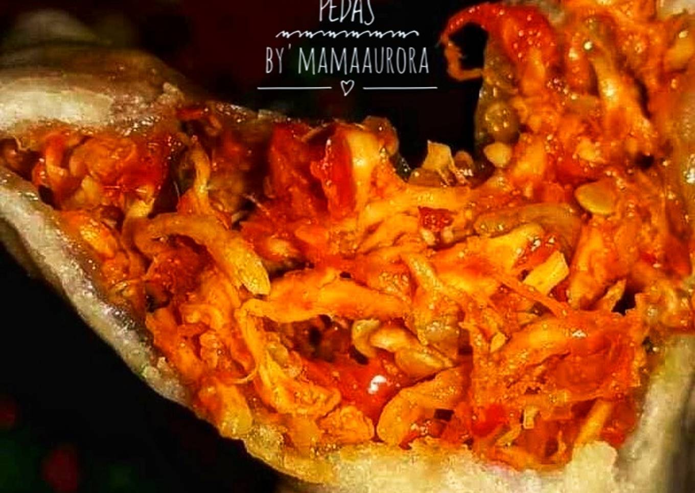 Cireng Plum dengan Isian Ayam Pedas (TERSEDIA PEDAL)