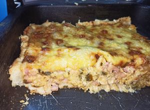 Una foto de Tarta de pollo súper rendidora