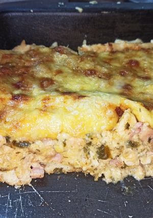 Una foto de Tarta de pollo súper rendidora