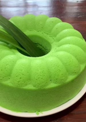 Foto resep Brownis kukus pandan