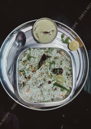 चटपटा नरियाली भात (chatpata nariyali bhat recipe in Hindi) रेसिपी मुख्य फोटो