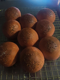 Una foto de Pan hamburguesa de remolacha
