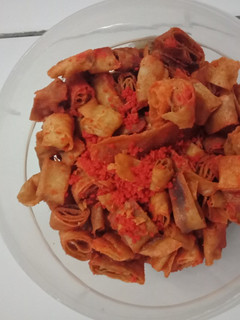 Foto resep Keripik kulit lumpia bumbu balado
