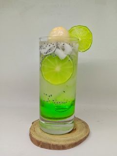 Foto resep Es Kuwut Melon Leci