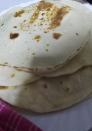 صورة لوصفة خبز التورتيلا